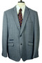 Cavani Mens 50" Blue Modern Slimfit Tweed Casual Smart Occasional Jacket