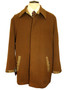 Vintage Rebel Soft Men’s 44R Brown Wool Blend Overcoat Coat