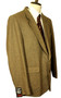 Vintage 1970's Dunn & Co Brown 1116cm/46" Long Wool Tweed Country Jacket