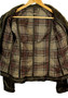 Barbour Duralinen Tartan Freerider Black Size 12 Ladies Jacket