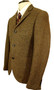 Harris Tweed Topman Brown 38" Mens Modern Tweed Jacket