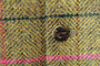 Green Check Mens 34" Working Wardrobe Tweed Wool Waistcoat
