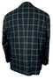 Cavani Mens 50R Blue Modern Check Tweed Jacket Casual Smart Occasional Jacket