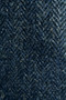 Harris Tweed Blue Herringbone Next 46" Long Modern Tweed Jacket