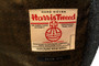 Harris Tweed Blue Herringbone Next 46" Long Modern Tweed Jacket
