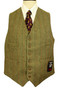 Vintage Derby Tweed John Brocklehurst 42" Green Mix Sporting Waistcoat & Jacket