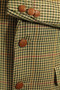 Vintage Daks Lester Boden 38R Check Green Mix Gents Tweed Formal Smart Jacket