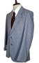 Vintage C&A Blue Grey MIx 40" Slim Fit Tweed Mens Blazer