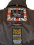 Barbour International Speedway Wax Jacket Men's Small Brown Quilted Wax Jacket