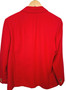 DAKS Signature London Ladies UK 14 Red 100% Wool Blazer Jacket