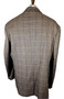 House of Cavani Mens Blazer UK 52 Brown Herringbone Check Smart Jacket