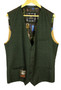 House of Cavani Green 46" Mens Tweed Formal Smart Waistcoat