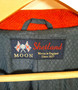 Moon Shetland Womens Coat UK 14 Vibrant Orange 100% Wool Country Jacket