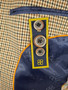 House of Cavani Mens Blazer 38R Brown Black Houndstooth Check Smart Jacket