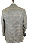 DAKS London Mens Blazer 42 Brown Multicolour Houndstooth Check 100% Wool Jacket