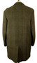 Vtg Dunn & Co Mens Overcoat 42R / 104R Green Tweed Check 100% Wool Country Coat
