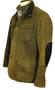 Barbour Ogston Mens Olive Green Large Waxed Cotton Slim Fit Country Jacket