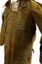 Vtg A98 Barbour Solway Zipper 36"/91cm Olive  2-Crest Waxed Jacket*Short Sleeve*