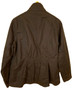 Barbour Brocklane Wax Ladies UK 16 Olive Green Fleece Lined Country Wax Jacket