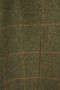 House of Cavani Green Check 46" Collared Tweed Smart Modern Mens Waistcoat
