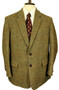 Harris Tweed Mens 40R Green Red Blue Yellow Overcheck Tweed Blazer Jacket