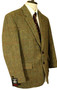 Harris Tweed Mens 40R Green Red Blue Yellow Overcheck Tweed Blazer Jacket