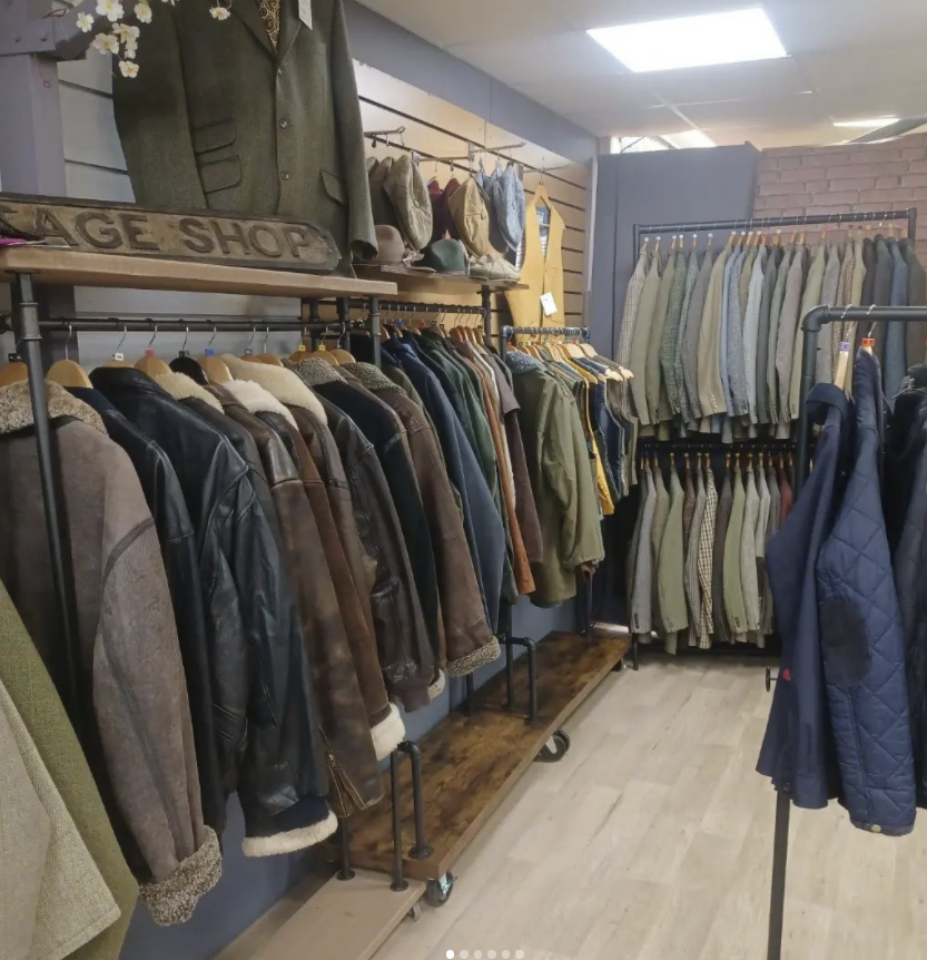 Come and visit Live for Tweed, located within De Beers Garden Centre Kidderminster and browse through our country tweed preloved clothing.