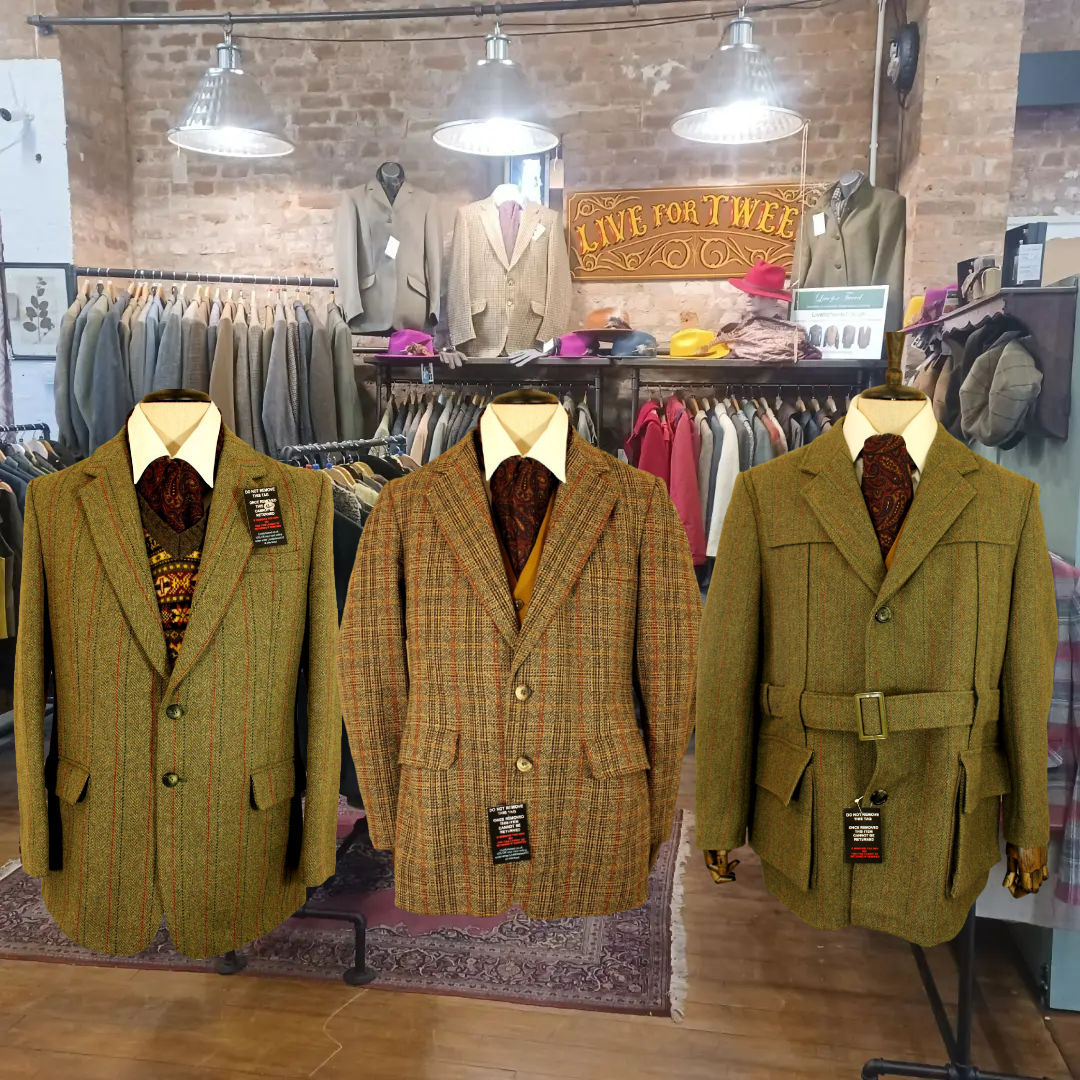 Vintage Harris Tweed Jackets Tweed Country Themed Clothing