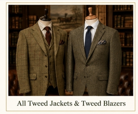 Men's Tweed Jackets & Tweed Blazers | Vintage & Pre-Loved British Country Clothing