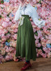 Model Show
(skirt: SP00198)
*front lacing up would be changed to the same black ribbon as the one on back for the finished garment.