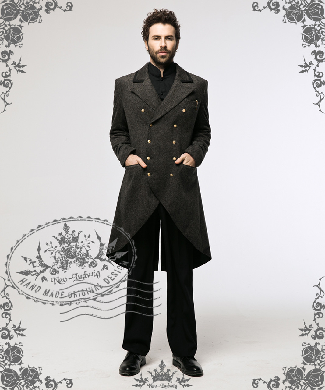 American Civil War General's Uniform Double Breasted Frock Coat and Keppi.  | #514234124
