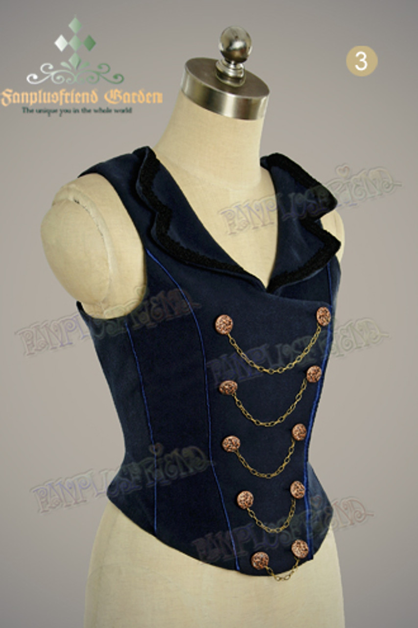 Rabbit Teeth Engineering Trainee steampunk lolita Vest (Navy) - Vests -  Lace Market: Lolita Fashion Sales