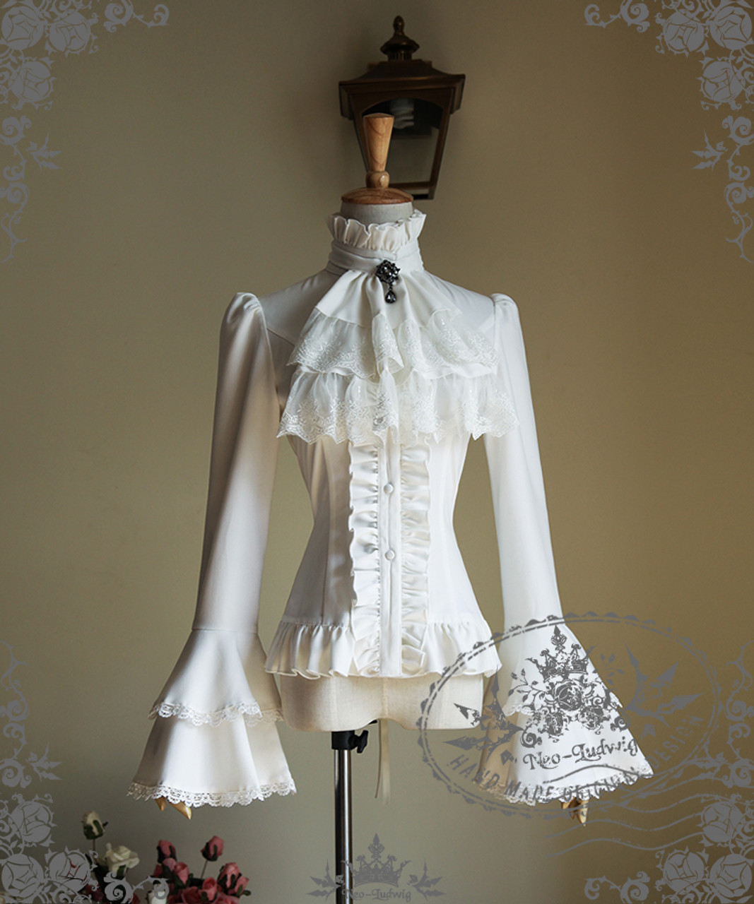 pirate ruffle blouse