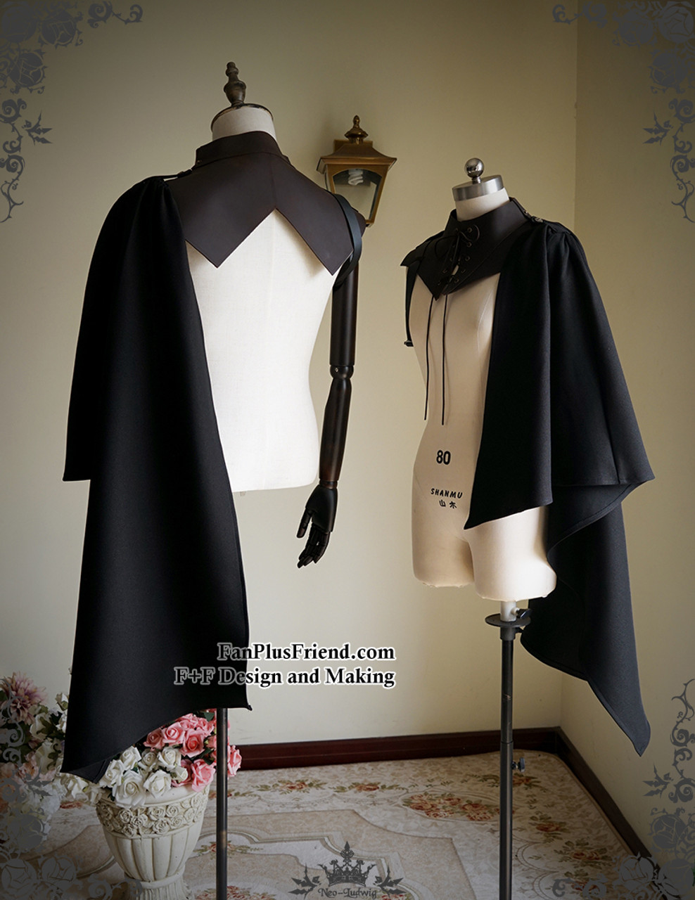 one shoulder cape