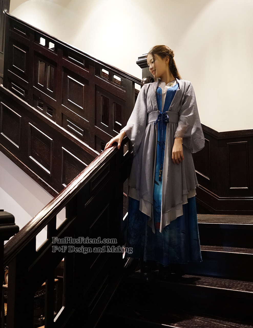 SALE: Vintage/Lolita Fashion Kimono Jacket Irregular Length