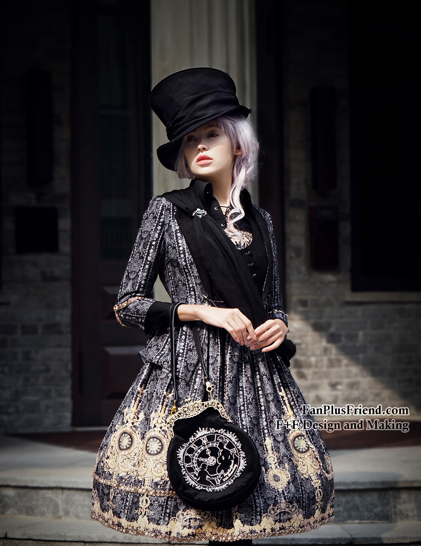 SALE: Gothic Lolita Fashion Jacket, Bustle Tuxedo Jacket*black