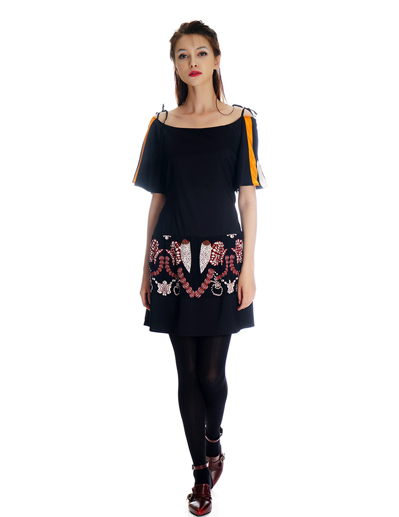 midi dress with leggings