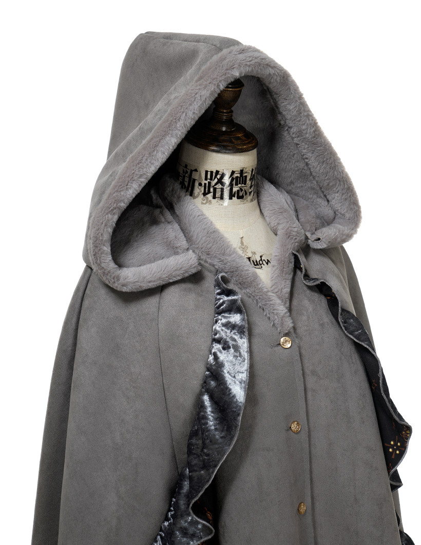 Shearling coat faux fur jacket winter cape warm coat for women