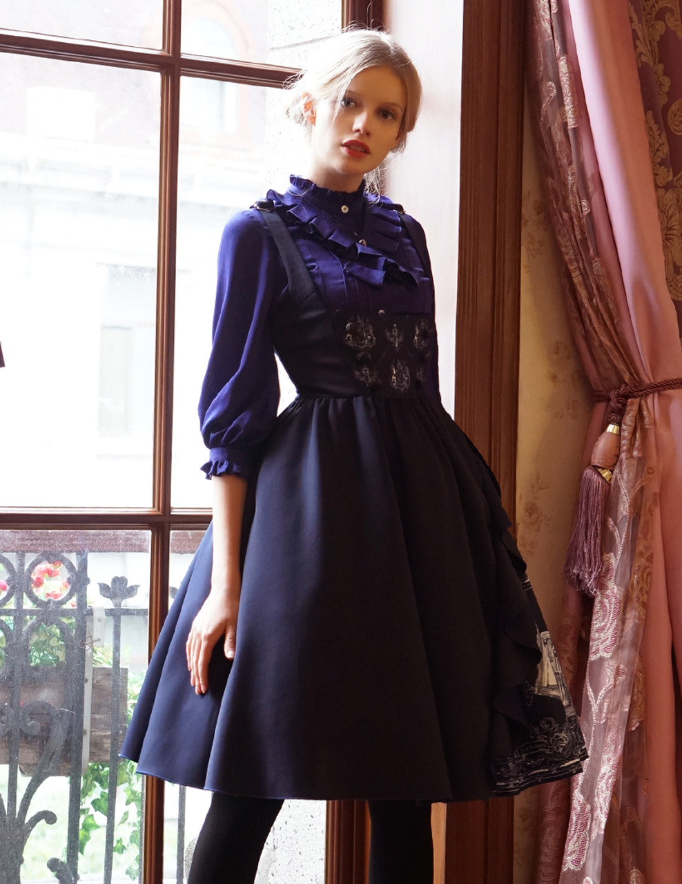 50s Dress Retro Vintage Dress Lolita Fashion Unique Preppy