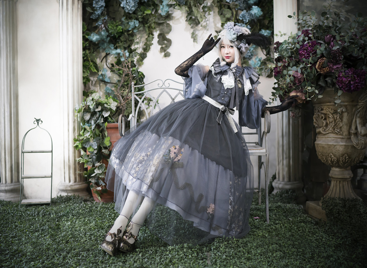 Les Sylphides, Classic Lolita Elegant Chic Floral Embroidery