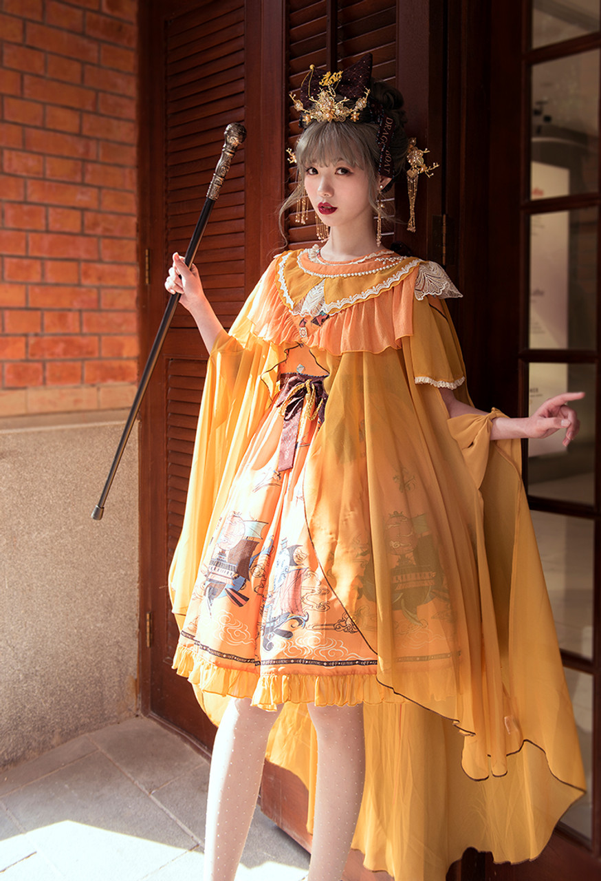 Steam Dragon Boat, New Chinese Fashion Lolita Refined Casual