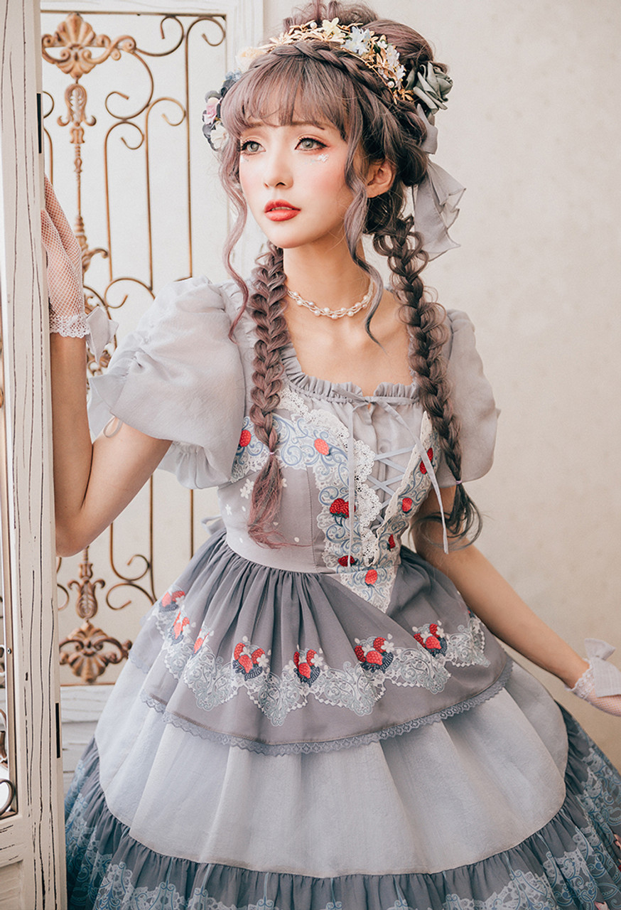 Berry Scent, Lolita Fashion Cute Casual 2-Way Shorts Puffy Short Pants &  Handmade Chic Bowknot Brooch*3colors