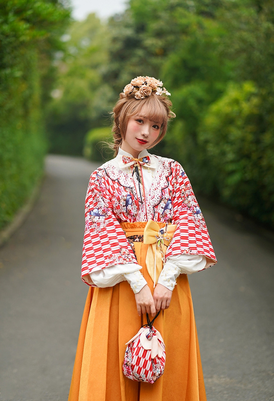 Traditional Japanese Kimono Bag, Beautifully Handmade, From Japan