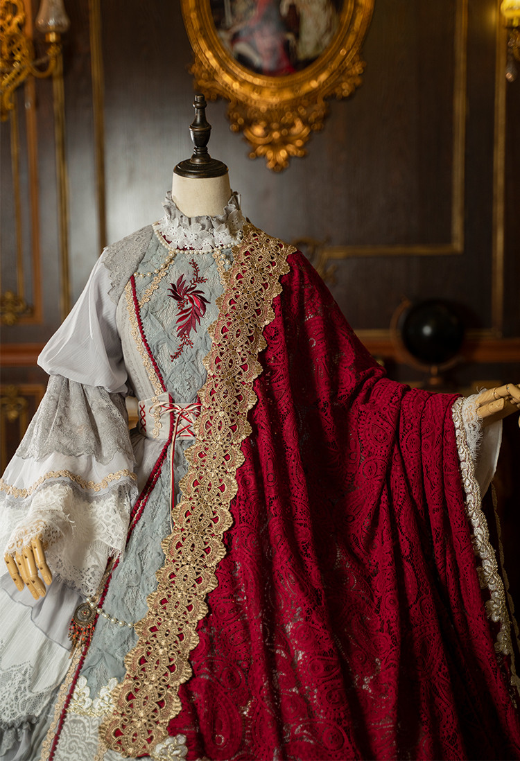 Lakshmi, Ancient Indian Goddess Style Deluxe Large Head Scarf