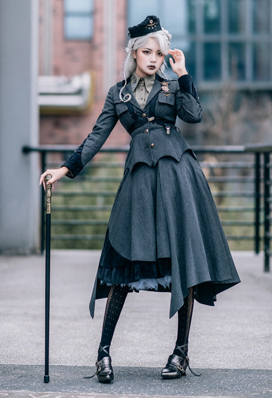 Steel Rose 2.0, Steampunk Vintage Military Style Rose