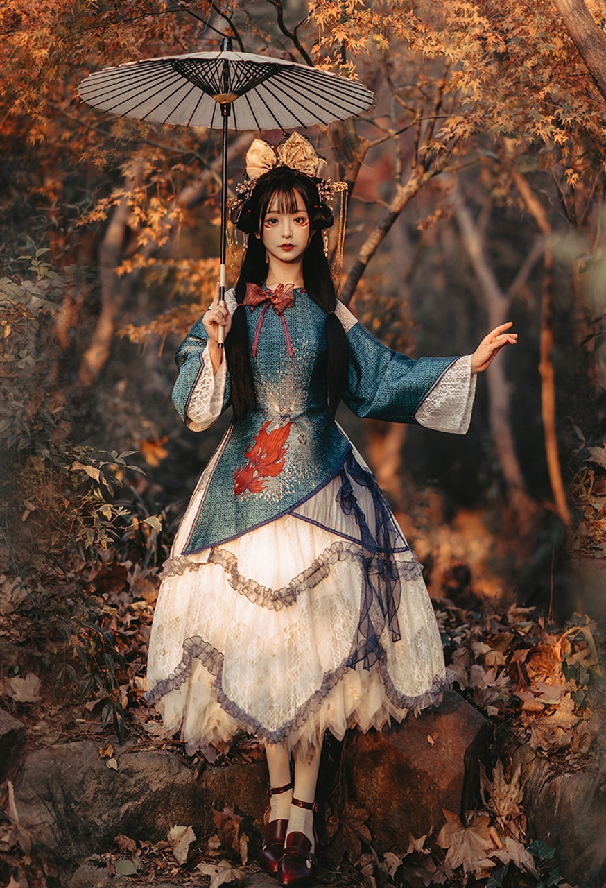 Heng Gong Yu, New Chinese Style Qi Lolita Fashion Chic Long