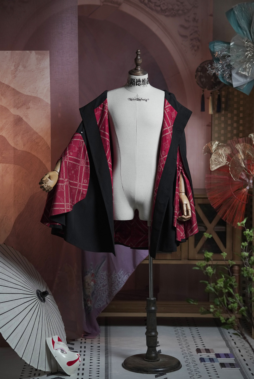 Wa Style Collection, Gothic Fashion Hooded Black Cape Casual