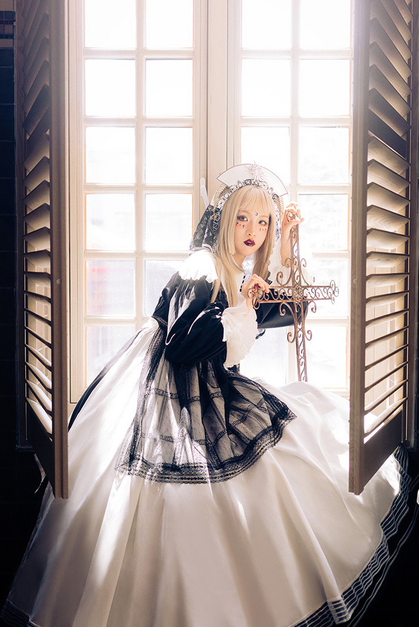 アクセサリーその他 [SCULPTOR][Sculptor X Fantasia] Eyelet Apron White SCULPTOR® online store