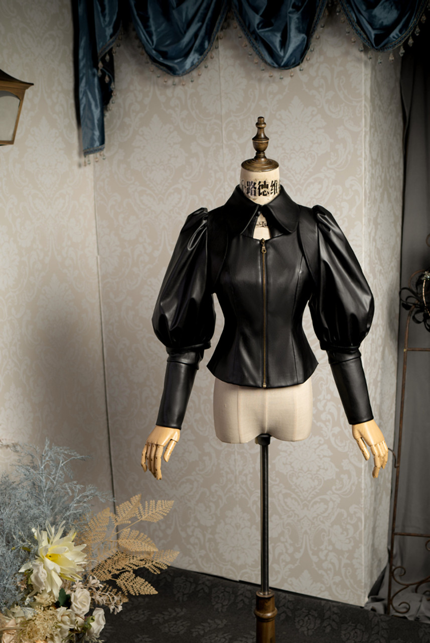 leather shrug