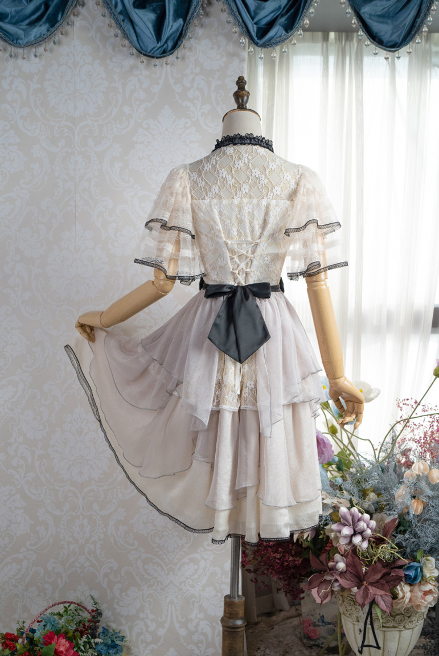 Fragrance of Narcissus, New Chinese Fashion Style Qi Lolita Short